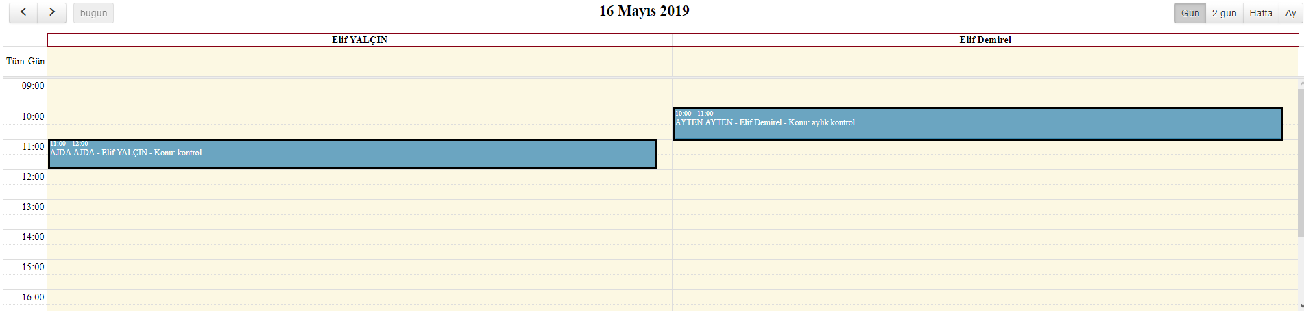 Randevu Planı Nasıl Görüntülenir?